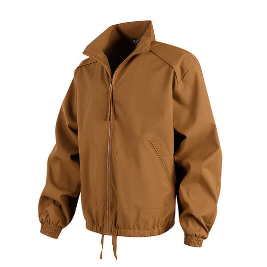 Herren lässige Übergangsjacke mit hohem Kragen und praktischen Taschen EB