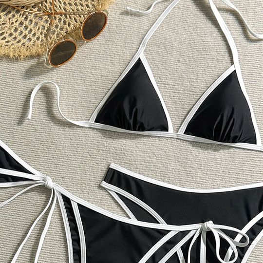 Damen Triangel-Bikini mit eleganter Bindung EB