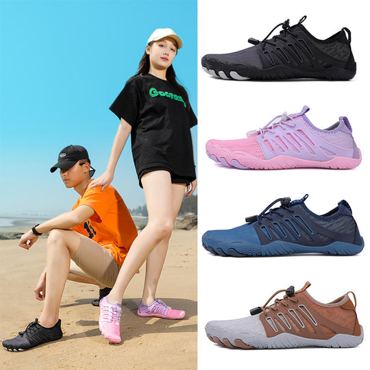 Damen Flexible Schwimmschuhe mit schnell trocknendem Obermaterial und rutschfester Sohle EB