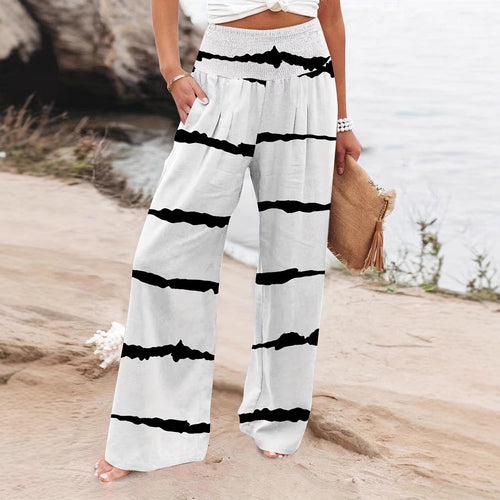 Damen Weite Strandhose EB