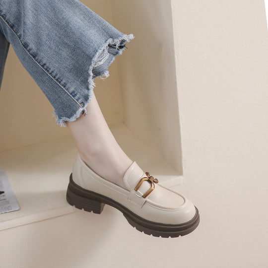 Damen Mokassins mit schickem Schnallen-Detail EB