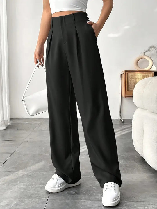 Damen raffinierte Palazzo-Hosen EB