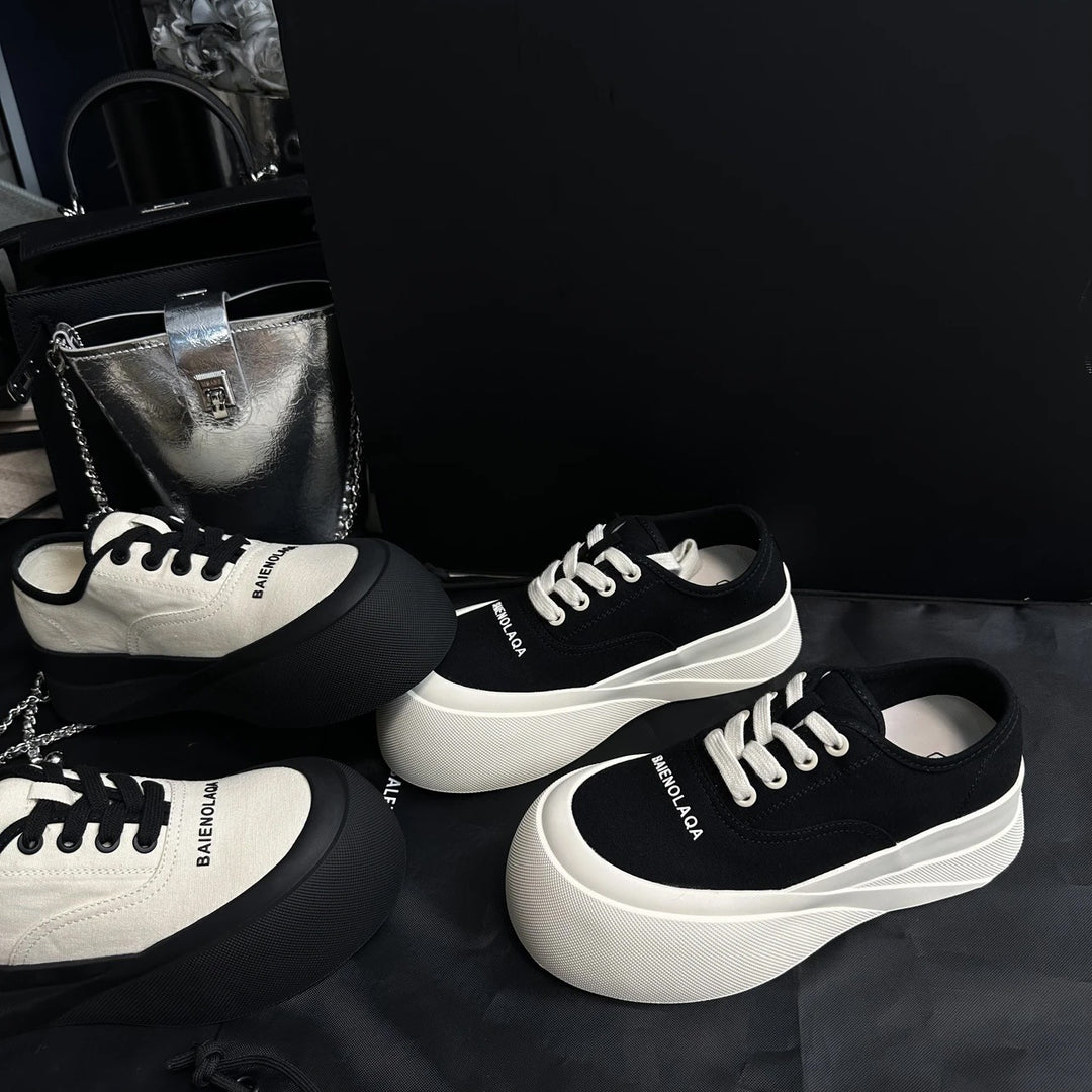 Damen Luxuriöse Plateau Sneakers mit hohem Komfort und modischem Design EB