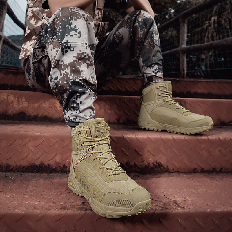 Herren Multifunktionale Stiefel mit hohem Knöchelschutz und rutschfester Sohle EB
