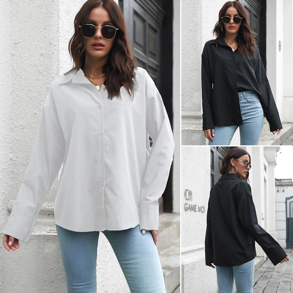 Damen Elegante Bluse mit klassischem Schnitt und lässigem Flair EB