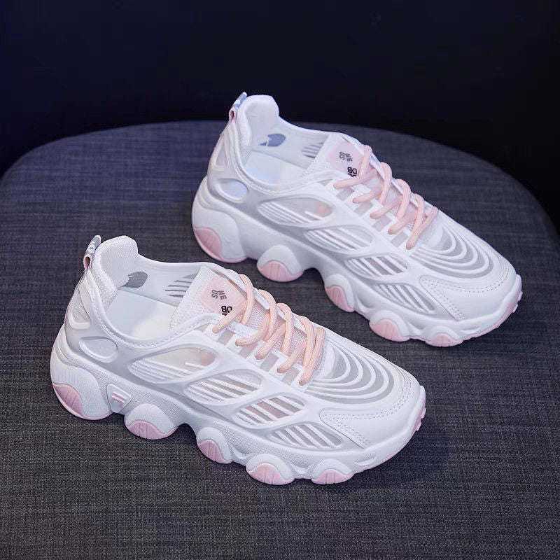 Damen Sportliche Sneakers mit ergonomischer Unterstützung und atmungsaktiver Laufsohle EB