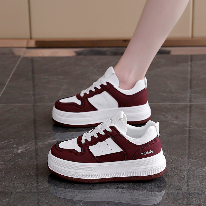 Damen modische Sneakers mit dicker Dämpfung und atmungsaktiver Oberseite EB