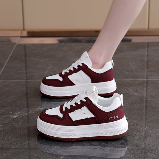 Damen modische Sneakers mit dicker Dämpfung und atmungsaktiver Oberseite EB