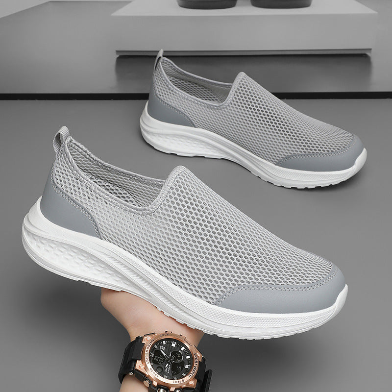 Damen Atmungsaktive Knit Slip-On Sneakers EB
