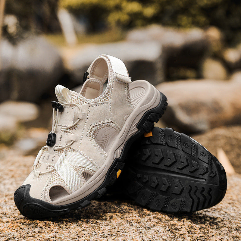 Damen Multifunktionale Outdoor-Sandalen mit rutschfester Sohle und verstellbarem Schnürsystem EB