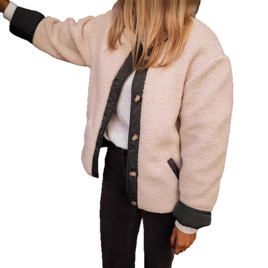 Damen Kuschelige und stylische Fleecejacke EB