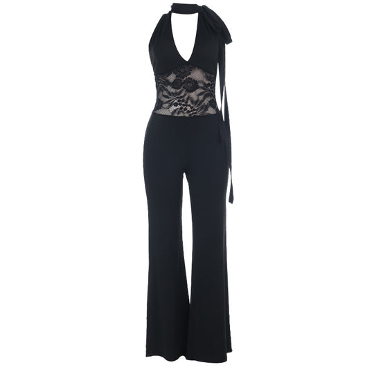 Damen Bodysuit mit Spitzenoberteil EB
