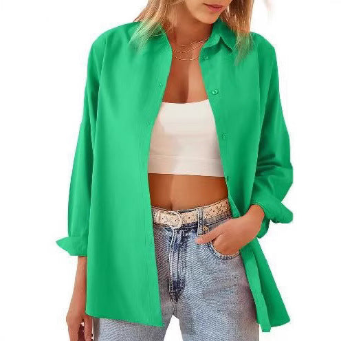Damen lässige Hemdbluse EB