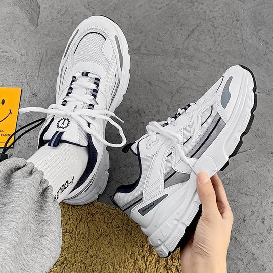 Damen Sportliche Sneakers mit atmungsaktiver Mesh-Oberfläche und stabiler Dämpfung EB