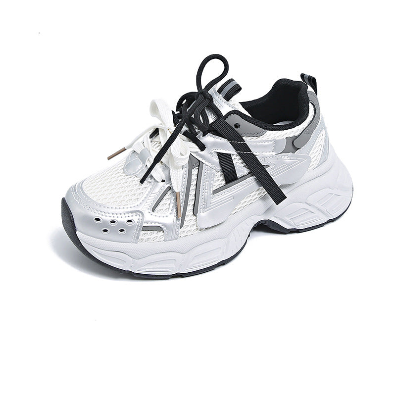 Damen Sportliche Sneakers mit atmungsaktiver Oberflächenstruktur und rutschfestem Sohlenprofil EB