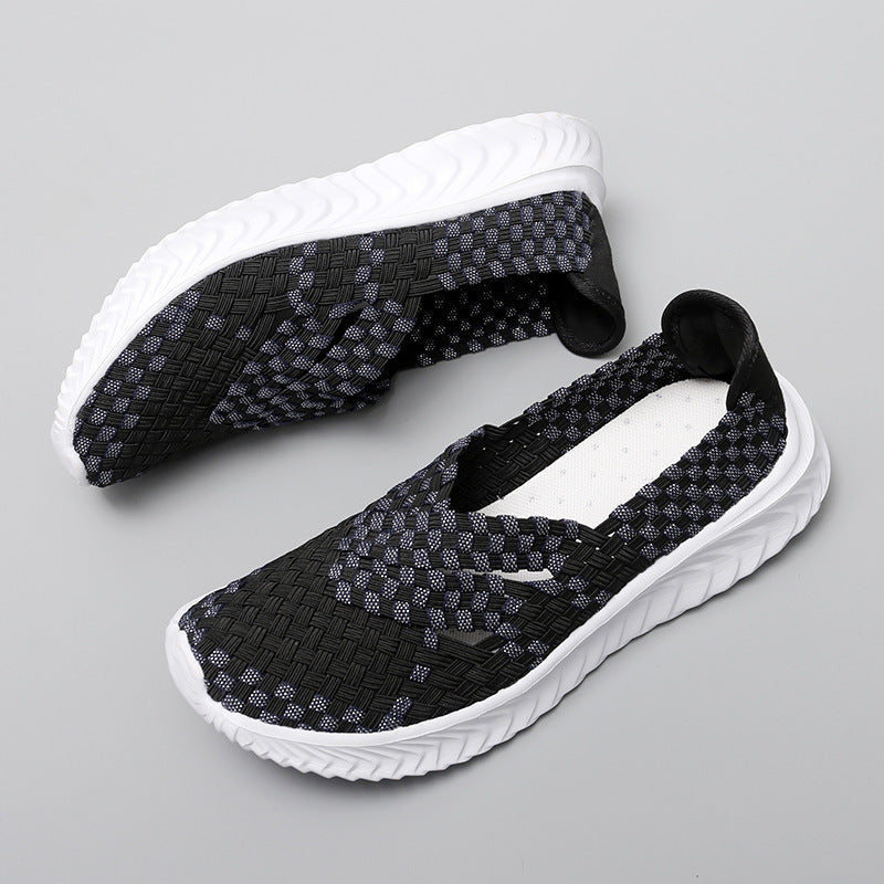Damen Atmungsaktive Slip-On Freizeitsneaker mit flexiblem Obermaterial EB