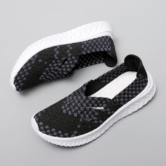 Damen Atmungsaktive Slip-On Freizeitsneaker mit flexiblem Obermaterial EB