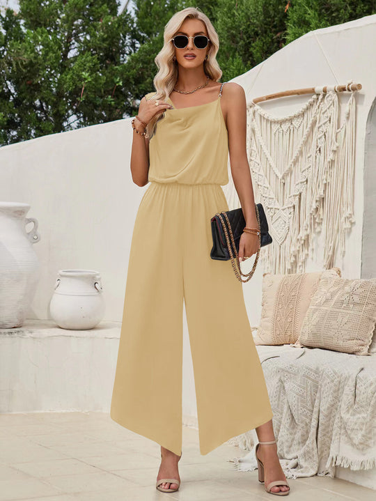 Damen Maxikleid mit luftiger Passform und eleganten Trägern EB