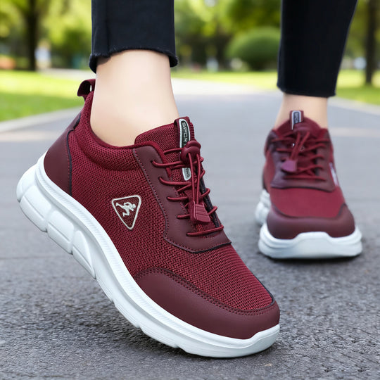 Herren nan robuster Chunky-Sneaker mit atmungsaktivem Mesh, Schnellzug-Kordel und stoßdämpfender EVA-Plateausohle EB