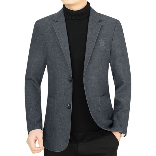 Herren Slim-Fit Sakko aus leichtem Mischgewebe mit Struktur EB