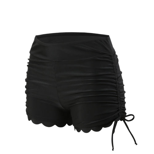 Damen Badeshorts mit verstellbarem Raffungsdesign EB