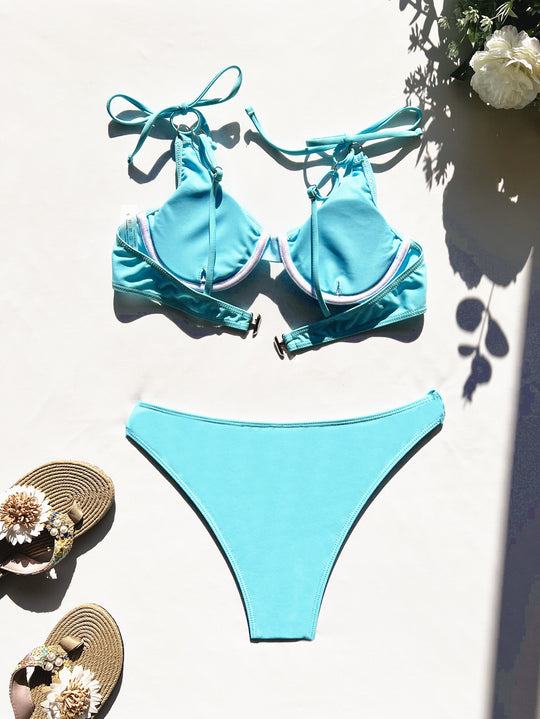 Damen Balkon-Bikini mit verstellbaren Trägern EB