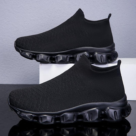 Damen Atmungsaktive Strick-Laufschuhe mit rutschfester Sohle EB