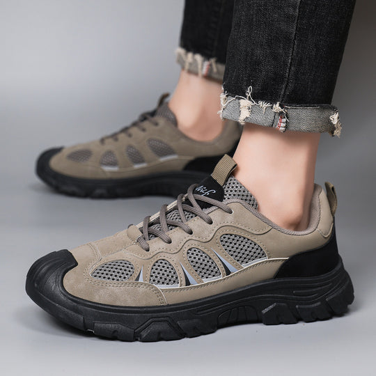 Damen Multifunktionale Freizeit Sneakers mit atmungsaktiven Mesh-Einsätzen EB