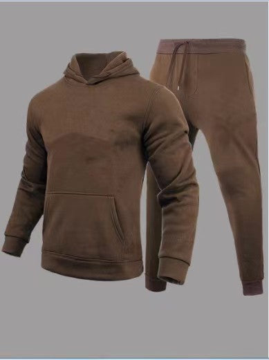 Damen Sportliches Hoodie- und Jogginghose-Set aus hochwertigem Baumwollmix EB