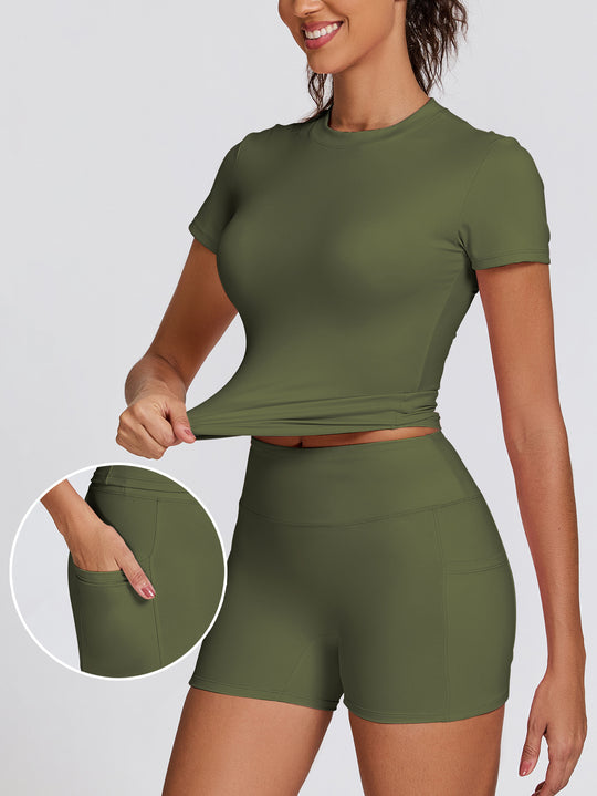 Damen Funktionsshirt mit körperbetonter Passform EB
