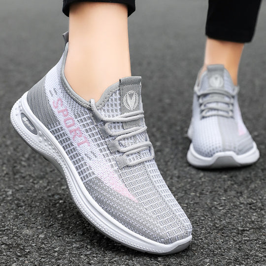 Damen Sportliche und atmungsaktive Fitness Sneakers EB