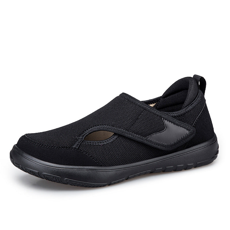 Damen Atmungsaktive und leichte Freizeitschuhe mit flexiblem Klettverschluss EB