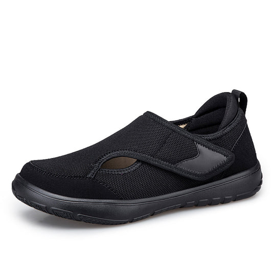 Damen Atmungsaktive und leichte Freizeitschuhe mit flexiblem Klettverschluss EB