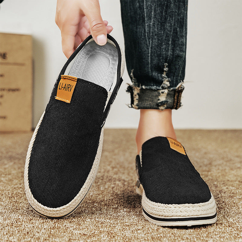 Damen Slip-On Freizeitschuhe mit modernem Ethno-Design EB