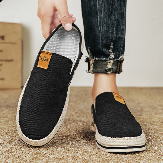 Damen Slip-On Freizeitschuhe mit modernem Ethno-Design EB