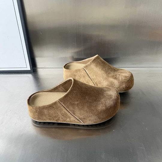 Damen Komfort Clogs aus hochwertigem Wildleder EB