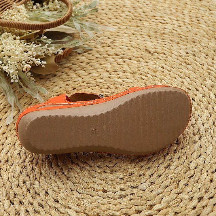 Damen Modische Riemensandalen mit glänzenden Akzenten EB