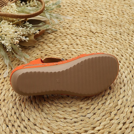 Damen Modische Riemensandalen mit glänzenden Akzenten EB