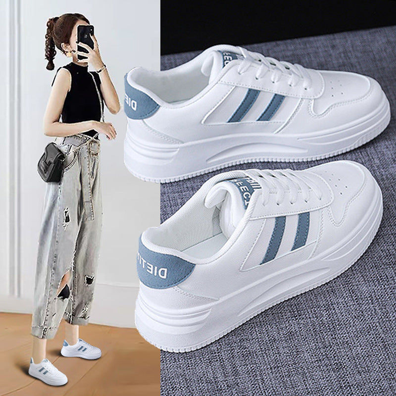 Damen Sportliche Sneakers mit atmungsaktiver Konstruktion und dämpfender Laufsohle EB