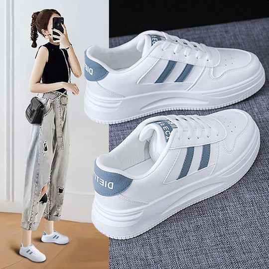 Damen Sportliche Sneakers mit atmungsaktiver Konstruktion und dämpfender Laufsohle EB