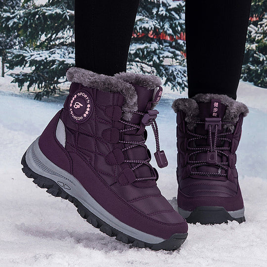 Damen Winterstiefel mit isolierendem Warmfutter und rutschfester Sohle EB 1770349611