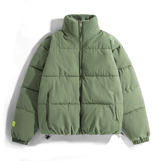 Damen modische Steppjacke mit hohem Kragen und praktischen Taschen EB