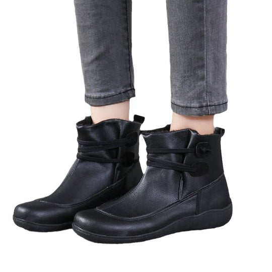 Damen modische Freizeitstiefel mit rutschfester Sohle und innovativem Design EB