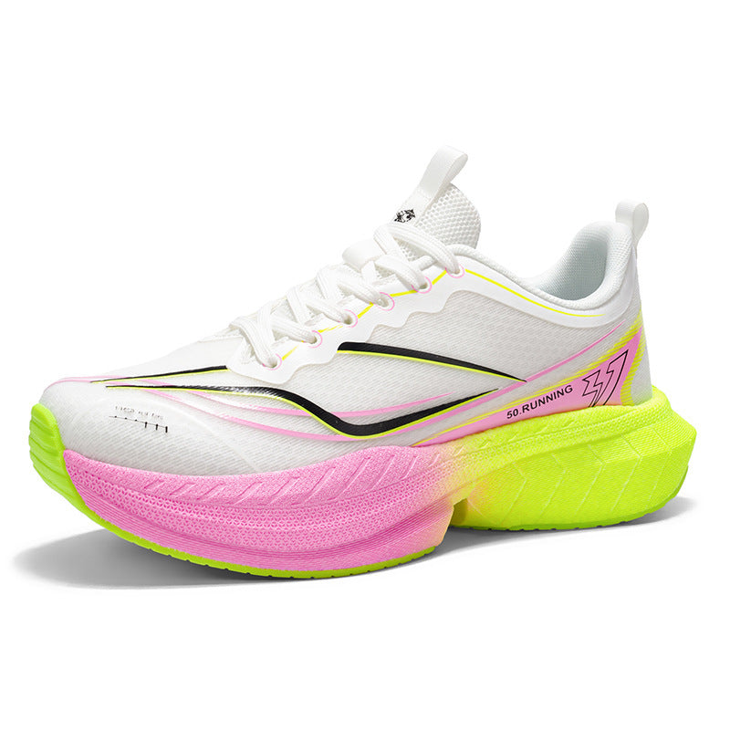 Damen Hochleistungs-Runningschuhe mit atmungsaktiver Oberflächenstruktur und dämpfender Sohle EB