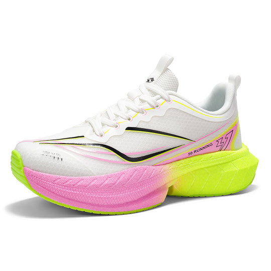 Damen Hochleistungs-Runningschuhe mit atmungsaktiver Oberflächenstruktur und dämpfender Sohle EB