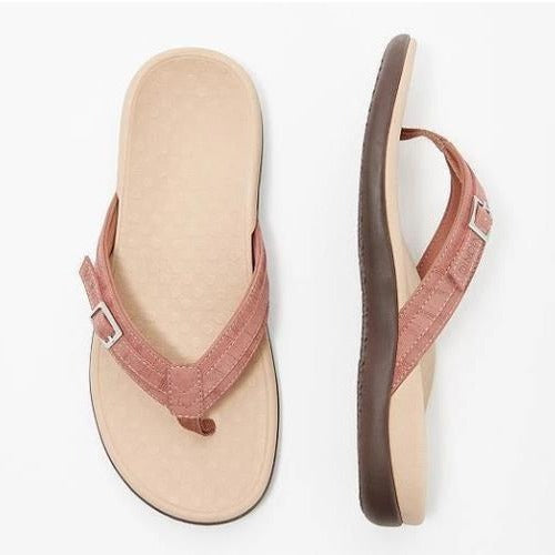 Damen Zehentrenner-Sandalen mit modischem Riemendesign EB