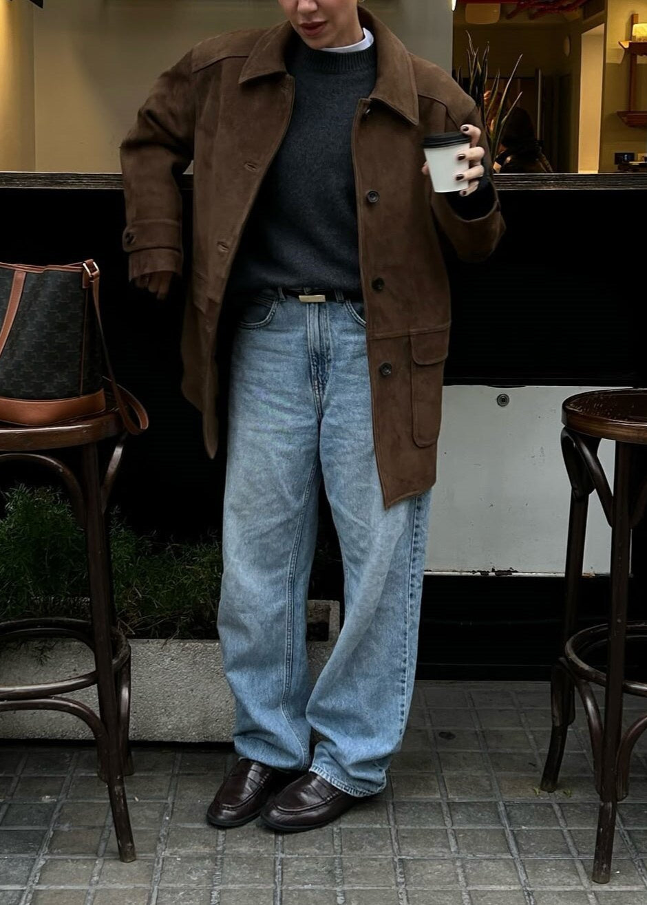 EB | Wildleder Button-Up Jacke