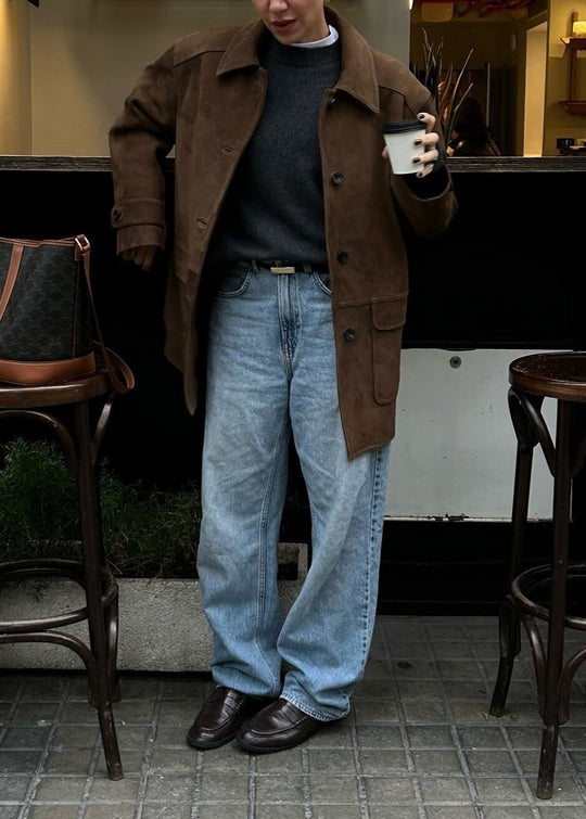 EB | Wildleder Button-Up Jacke