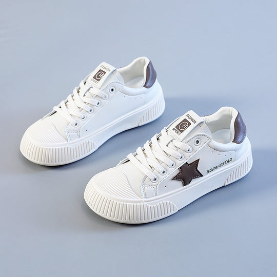 Damen modische Sneaker mit sportlichen Akzenten und bequemer Dämpfung EB