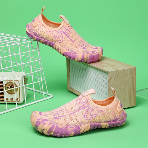 Damen Aquaschuhe mit rutschfester Sohle und elastischem Design EB